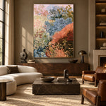 The Colorful Garden Trail - front-view living-room hero - expressive contemporary art painting
