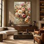 The Garden Comes Home - front-view living-room hero - expressive contemporary art painting