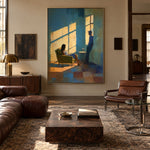 The Light Between Us - interior setting 4 - expressive contemporary art painting