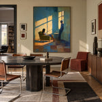 The Light Between Us - interior setting 7 - expressive contemporary art painting