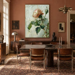 The Quiet Rose - interior setting 4 - expressive contemporary art painting