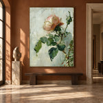 The Quiet Rose - interior setting 6 - expressive contemporary art painting