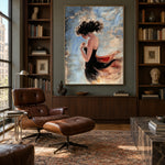 The Unspoken Turn - front-view living-room hero - expressive contemporary art painting