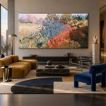 The Wild Garden Path - front-view living-room hero - expressive contemporary art painting