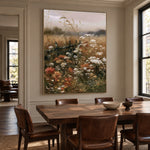 Where Meadow Flowers Wander - interior setting 8 - expressive contemporary art painting
