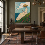 Wildflowers Above the Sea - interior setting 7 - expressive contemporary art painting