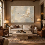 Wings of Quiet Grace - front view hero - expressive contemporary art painting