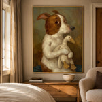 A Gentle Holding - bedroom - modern folk art painting