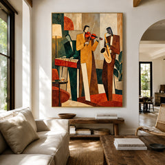 Amber Room Sessions - living room hero - modern folk art painting