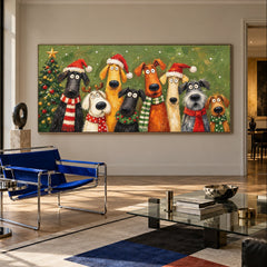 Christmas Pack Portrait - front-view living-room setting