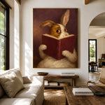 One More Chapter - living room hero - modern folk art painting