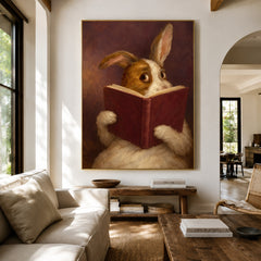 One More Chapter - living room hero - modern folk art painting