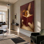 One More Chapter - modern living room - modern folk art painting