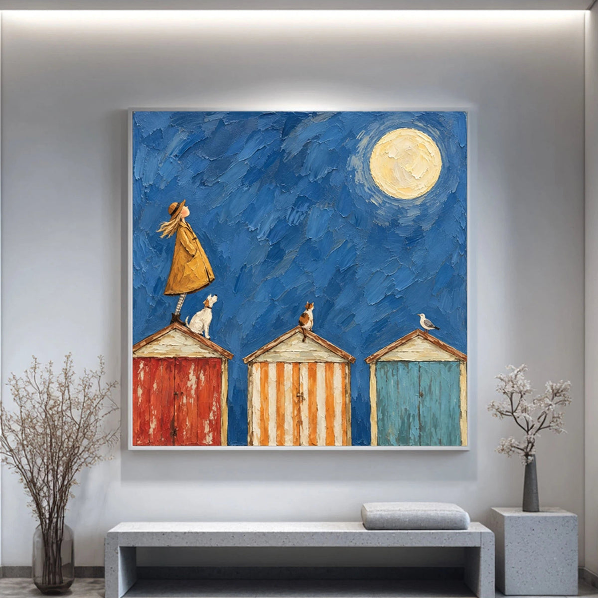Modern Folk Art｜Under the Coastal Moon