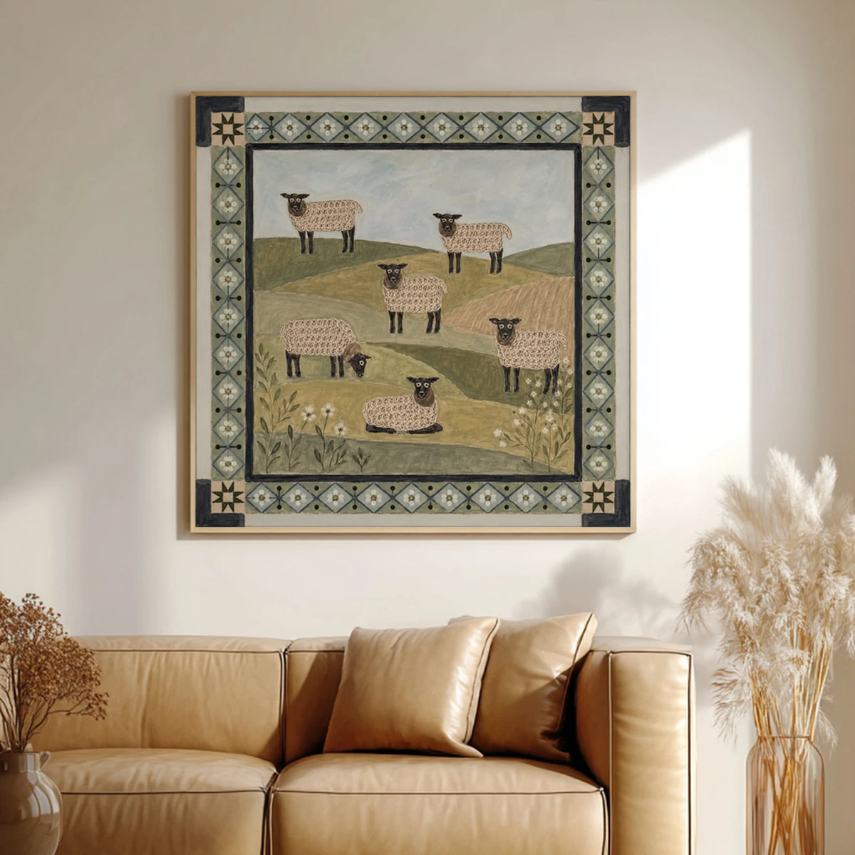 Modern Folk Art ｜ Meadow Sheep
