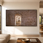 Passage Through Time - living room hero - textured impasto artwork