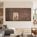 Passage Through Time - living room - textured impasto artwork