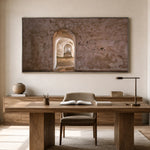 Passage Through Time - home office - textured impasto artwork