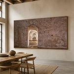 Passage Through Time - dining room - textured impasto artwork