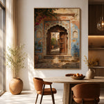 Patina and Petals - dining room - textured impasto artwork
