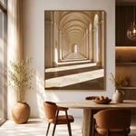 Rhythm of Sunlight - dining room - textured impasto artwork