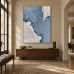 Tidal Edges - entryway - textured & impasto art painting
