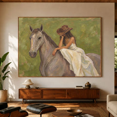 A Trust Beyond Words - interior setting 07 - vintage americana art painting