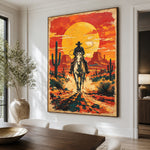 Into the Sunfire - dining room close - western landscapes art painting