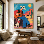 Canyon Chord Companion - living room hero - western pop art painting