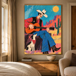Canyon Chord Companion - bedroom - western pop art painting