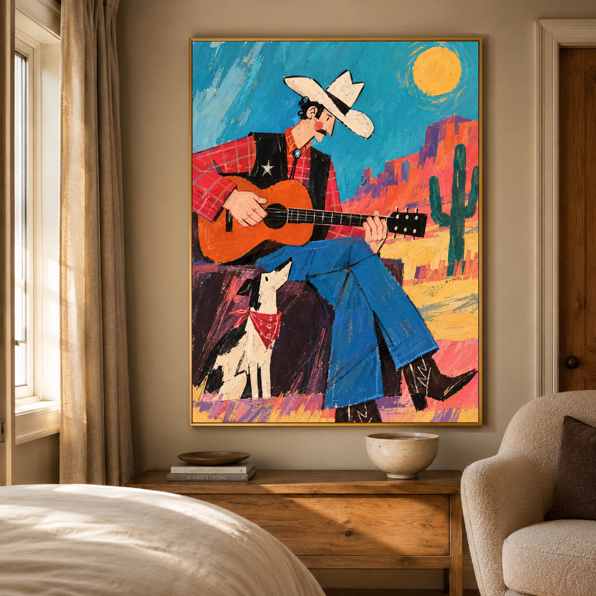 Canyon Chord Companion - bedroom - western pop art painting