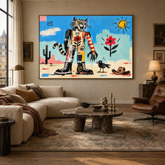 Desert Daydreamer - living room hero - western pop art painting