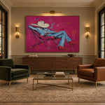 Off Duty Daydream - intimate lounge - western pop art painting