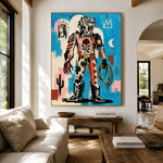 Rosehearted Renegade - living room hero - western pop art painting