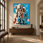 Rosehearted Renegade - entryway - western pop art painting