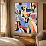 The Azure Hat - bedroom - western pop art painting