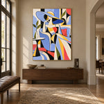 The Azure Hat - entryway - western pop art painting