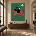 The Emerald Escape - entryway - western pop art painting
